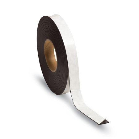 U Brands Dry Erase Magnetic Tape Roll, 1 x 50 ft, White, 1/Roll 5148U00-06